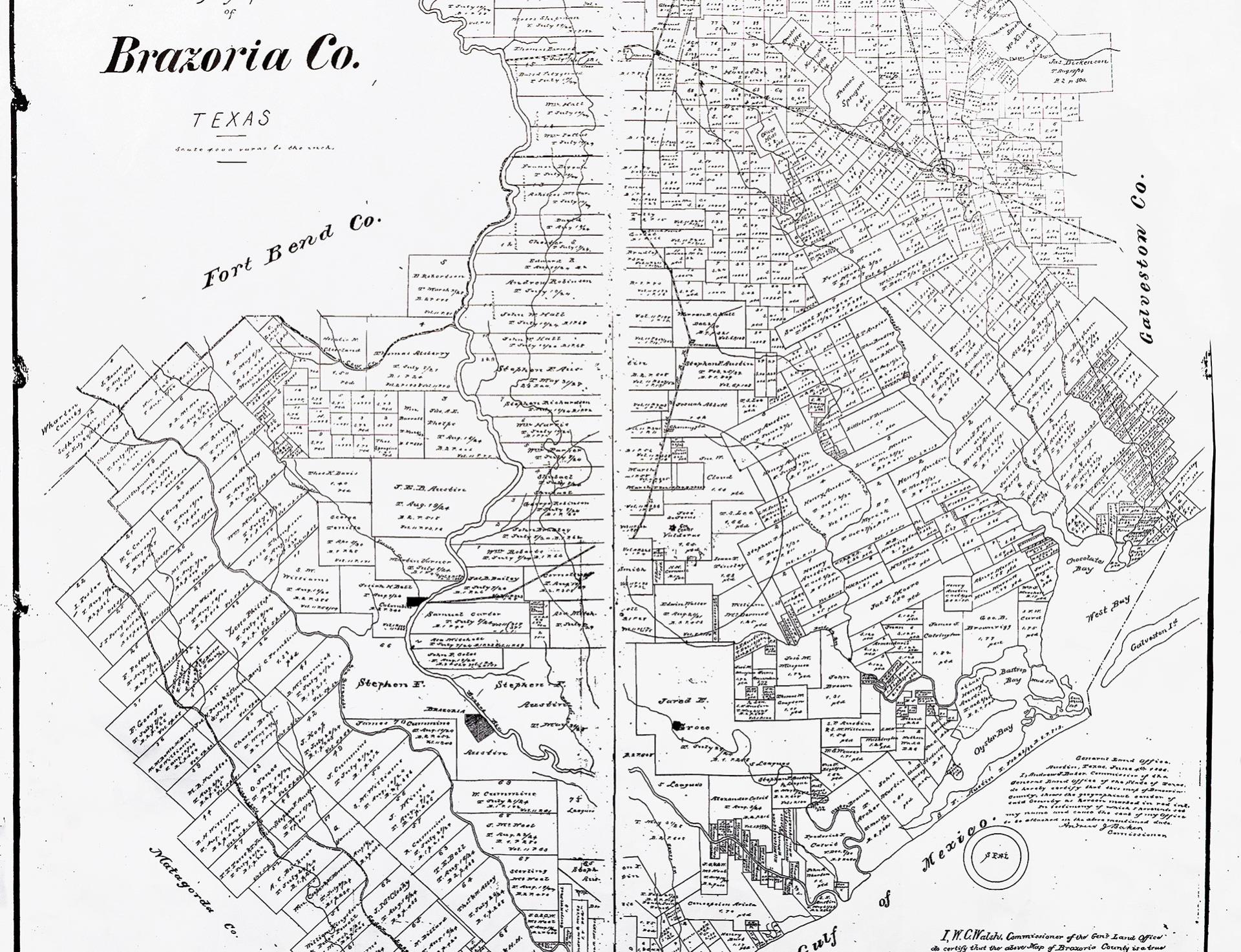 Brazoria County Map